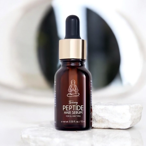 KARMA BEAUTY Thickening Peptide Hair Serum (For All Hair Types) .50 oz/15mL - Picture 2 of 7